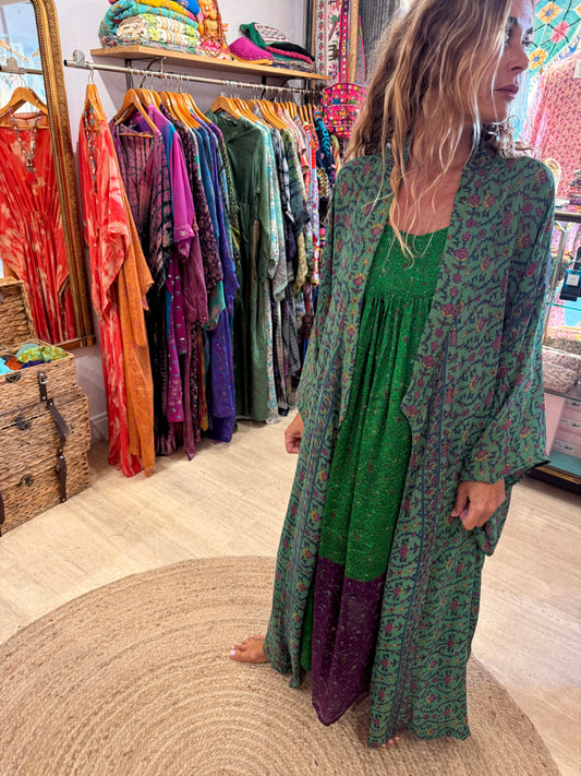 Kimono Silk Green