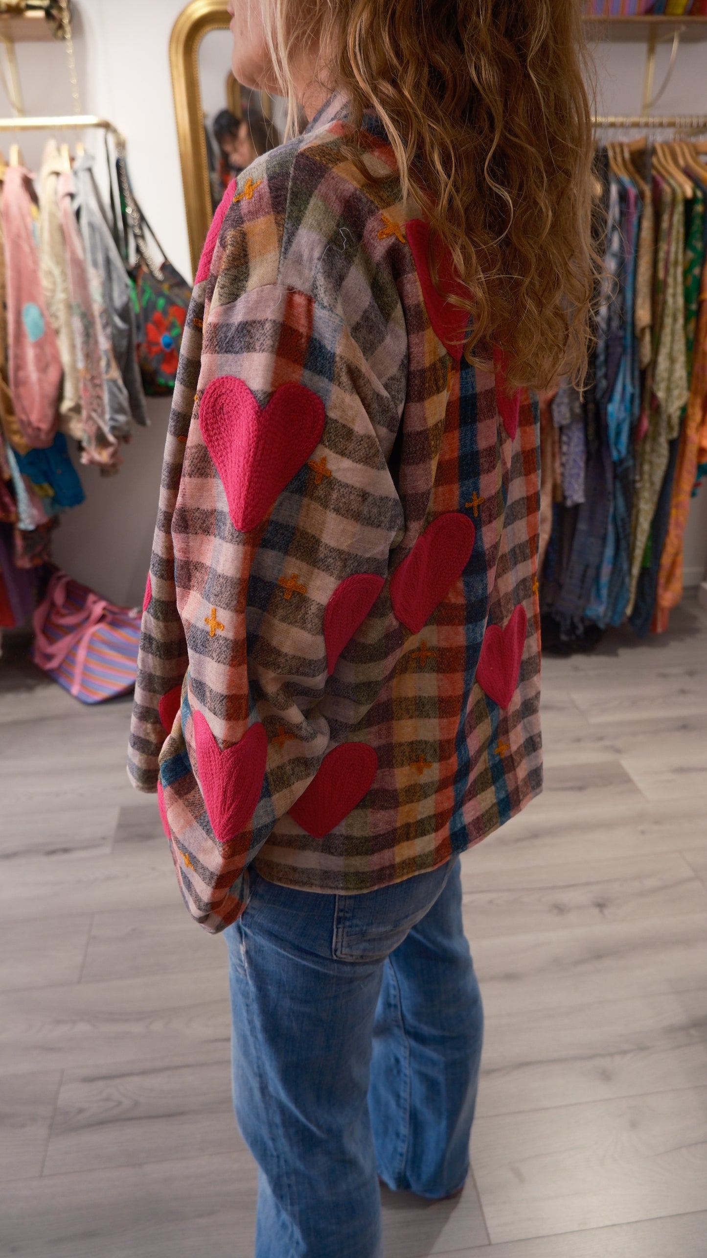 VESTE PINK HEART