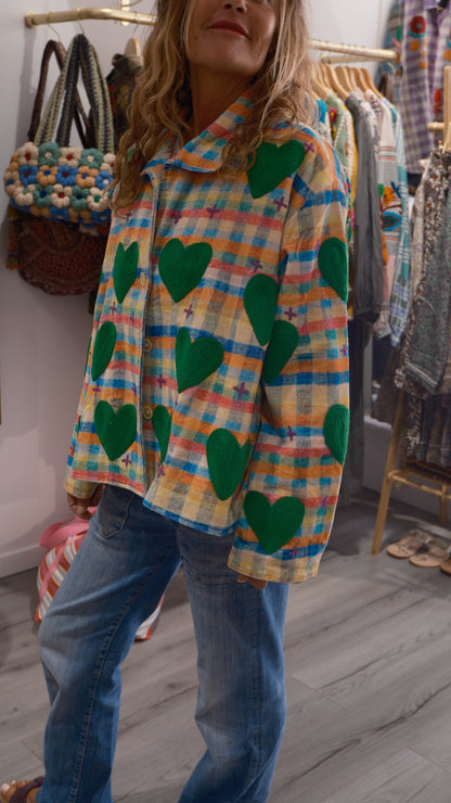 VESTE GREEN HEART