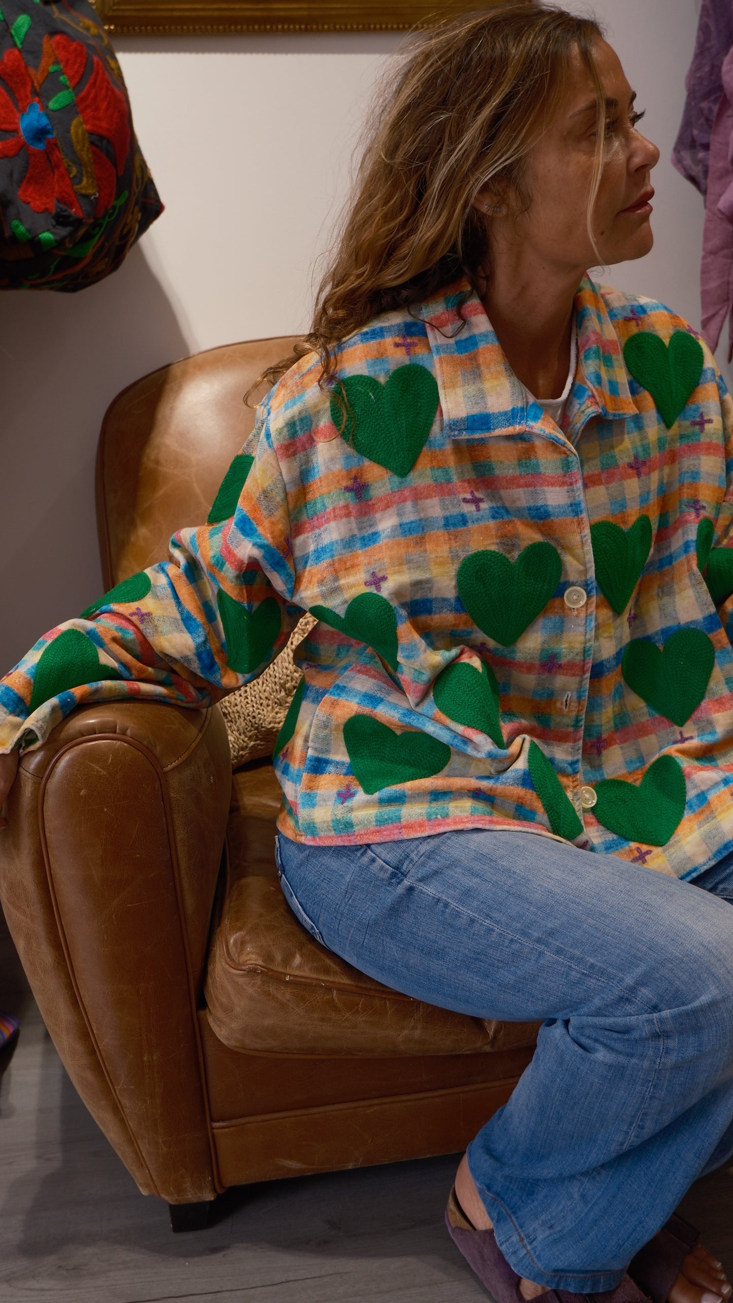 VESTE GREEN HEART