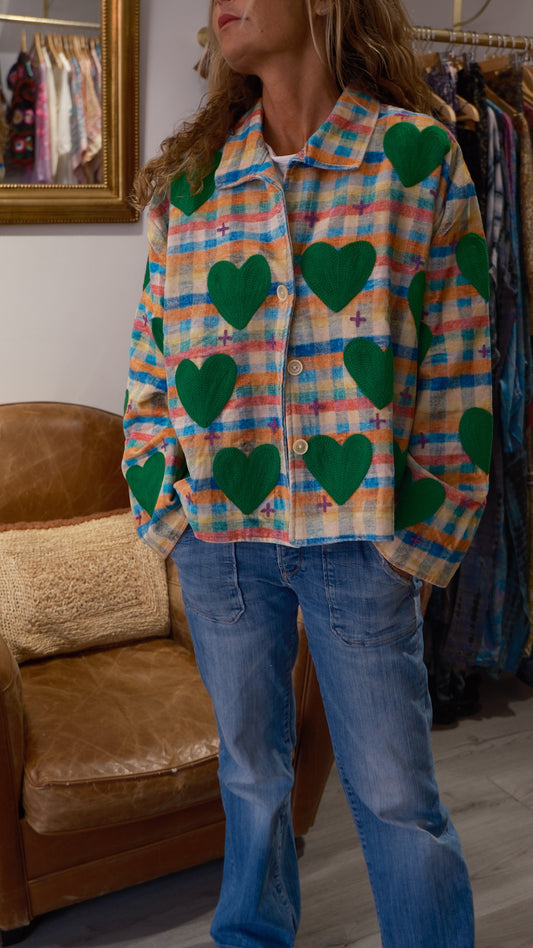 VESTE GREEN HEART