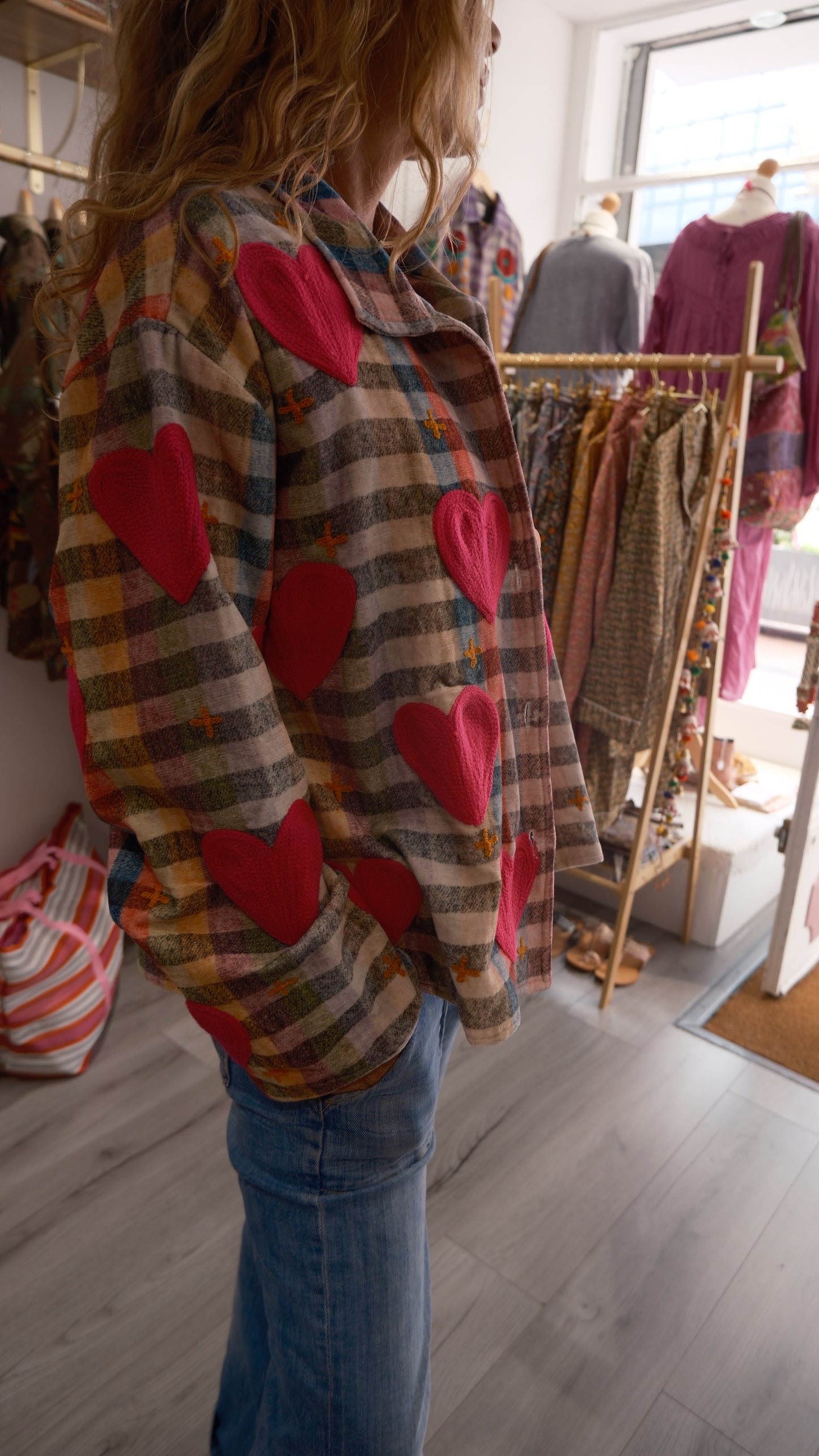 VESTE PINK HEART