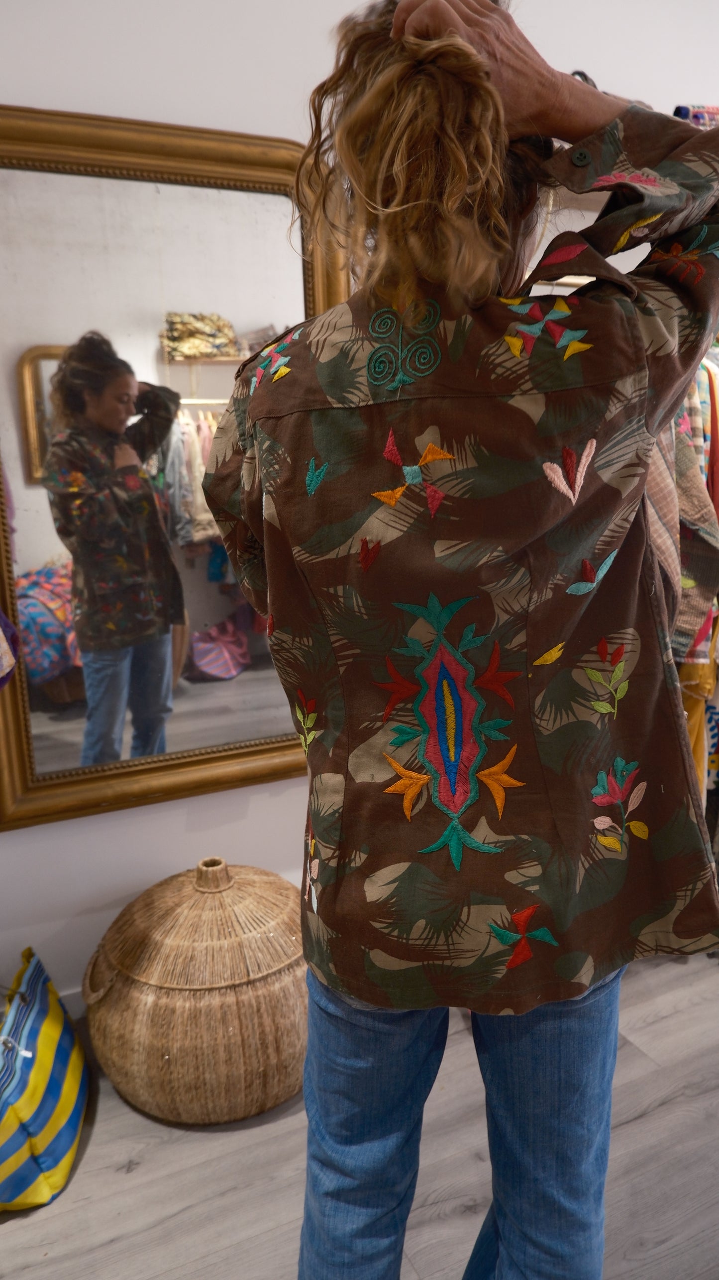 VESTE MILITAIRE BRODEE 3