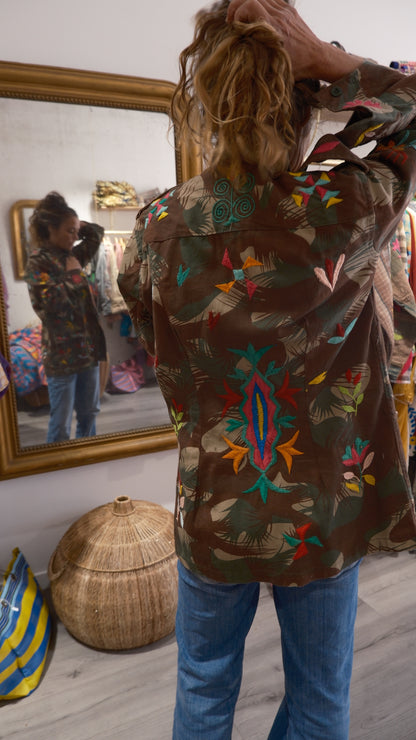 VESTE MILITAIRE BRODEE 3