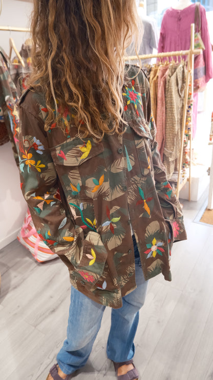 VESTE MILITAIRE BRODEE 3